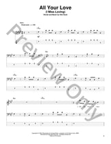 All Your Love (I Miss Loving) Guitar and Fretted sheet music cover